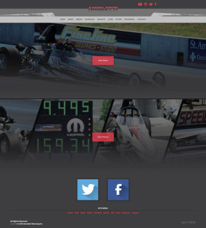 2015 Nicoletti Motorsports Drag Racing Driver Website Design - Walters Web Design