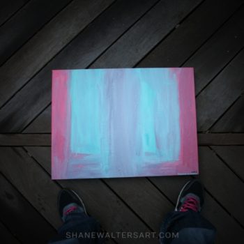 Shane Walters Pink Blue Painting 2013-3 (3)