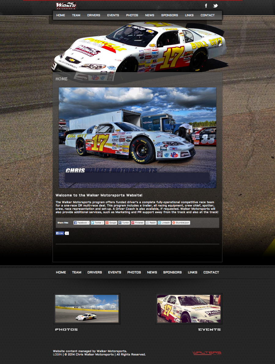 Walker Motorsports XR-1 Pro Cup Team Website
