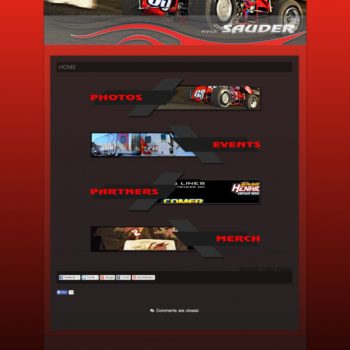 Kyle Sauder Racing Sprint Car Racing Team Website ( Walters Web Design )