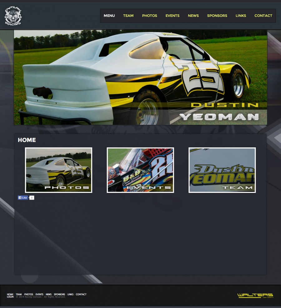 Yeoman Racing Driver Website