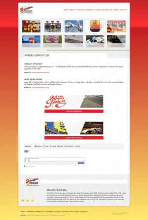Schaeffers Specialized Lubricants Responsive Web Design ( Walters Web Design )