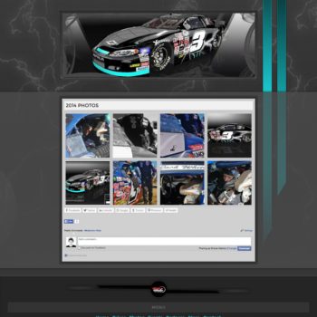Josh White ARCA Racing Driver Website Design