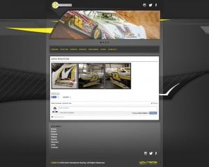 Darin Henderson Crate Late Model Driver Website Design - Walters Web Design