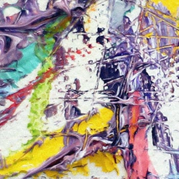 Shane Walters Art Triangle Painting Close Up Detail 13 0451
