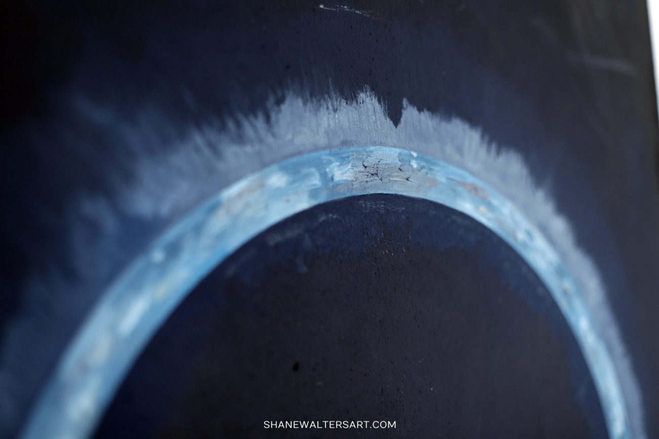 Shane Walters Art Planet Eclipse Painting 4117
